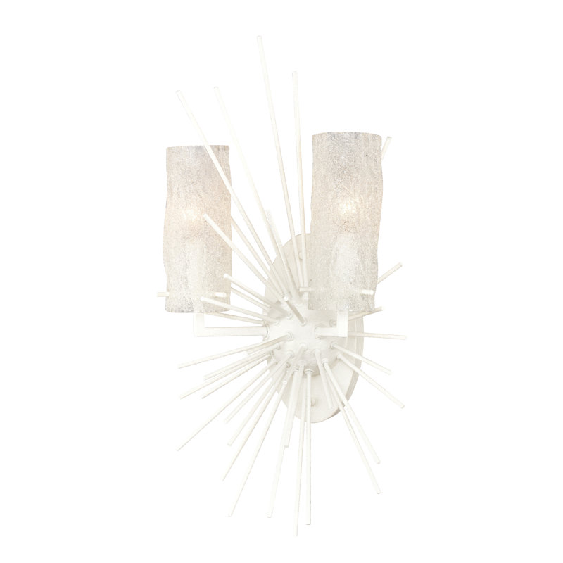 Applique murale 2 lumières Sea Urchin - corail blanc