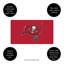 Tapis en PVC pleine couleur, 16 po x 28 po, Tampa Bay Buccaneers
