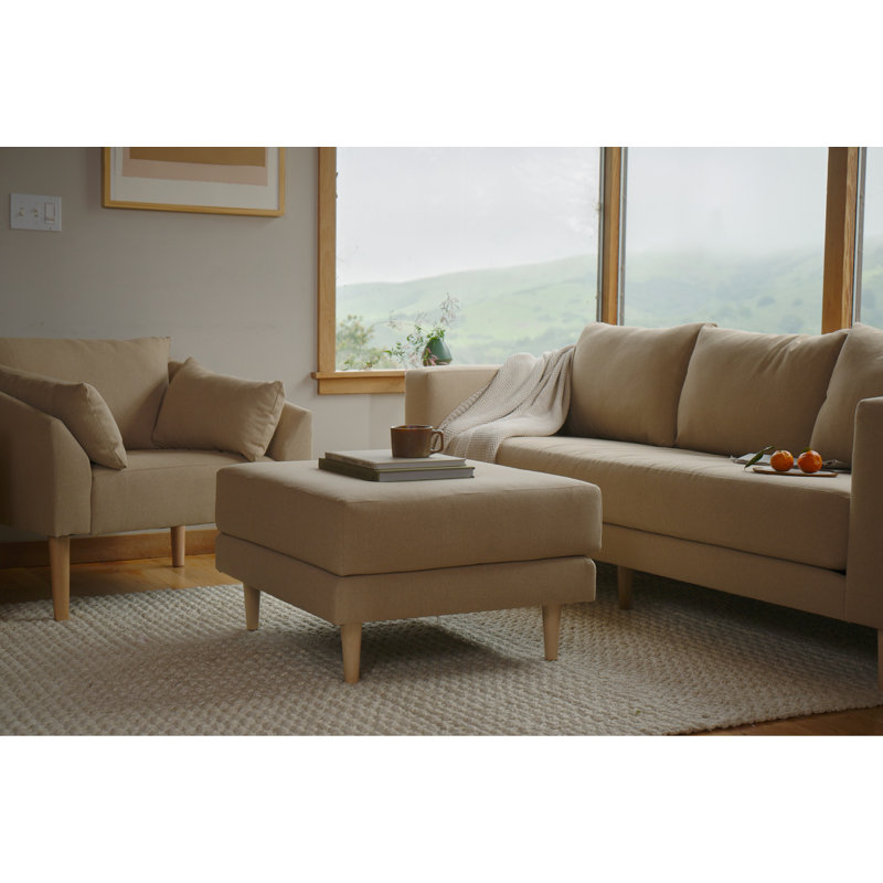 Essential Sofa, Oat Upcycled Poly, Cylinder