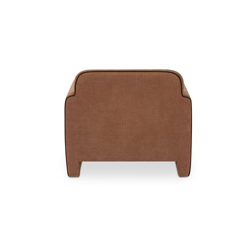 Leo Armchair, Brown, Solid Color