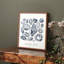 "Vintage Nautical Print", impression encadrée sur toile-1531200846-1531200847