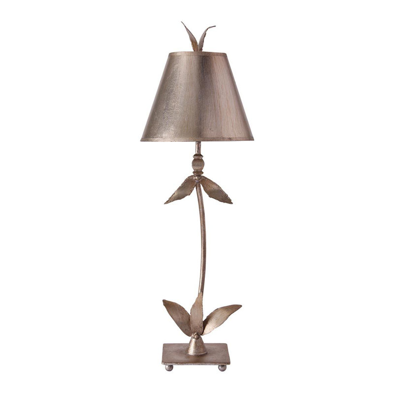 Pat Metal Table Lamp, Silver