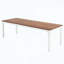 Bureau rectangulaire avec double espace de travail