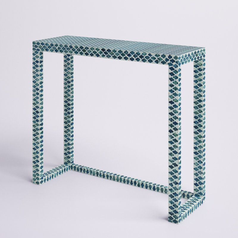 35.5'' Console Table, Blue