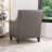 Holsworthy Faux Leather Armchair-585214297