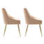 Fauteuil en velours l 21,5 po Koblas-184706833