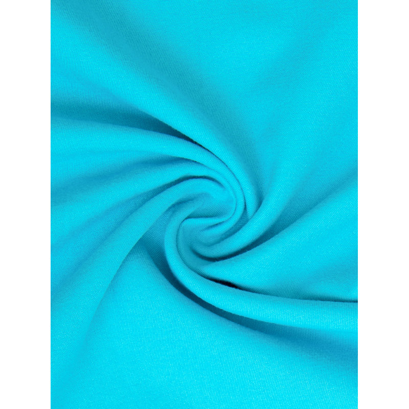 Microfiber Fitted Sheet, Blue, Twin XL