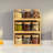 Rebrilliant Versatile 3-tier Bamboo Spice Rack And Pantry Organizer With 9 Glass Jars – Perfect For Countertop Storage In Kitchens To Keep Seasoning Containers Neatly Displayed And Easily Accessible