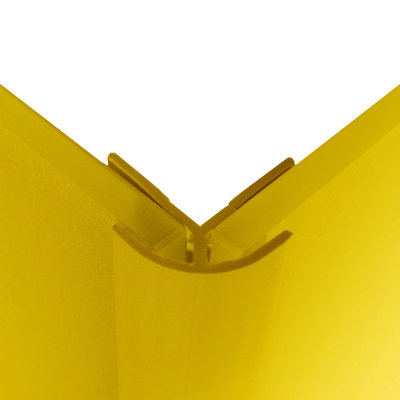0.8" x 96" Wall Paneling in Yellow