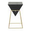 Table de bout à piédestal Argent