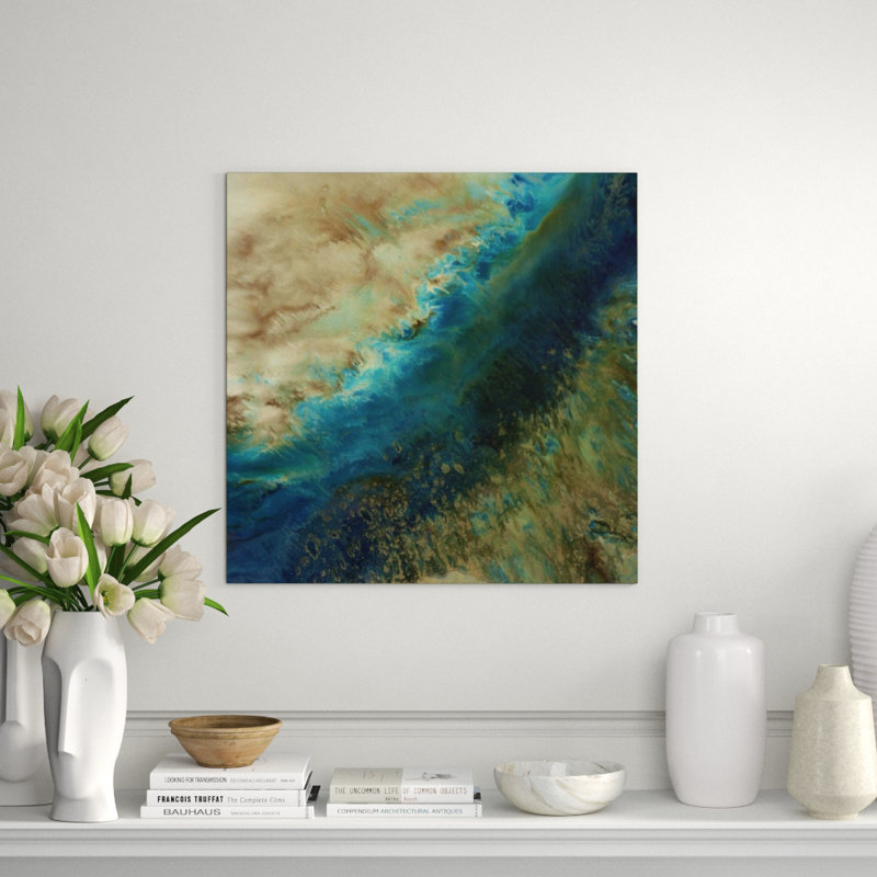 Shimmering II Painting by Blakely Bering, 40" H x 40" W x 1.5" D, Plexi