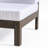 Wood Armless Seat, White Hue, 28.74 In. Depth X 30.93 Width 26.04 Height, 29.44 Lb Balcony Chair, Tall Wide Deep,