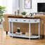 Driscilla Retro Style Solid Wood Console Table-305669097