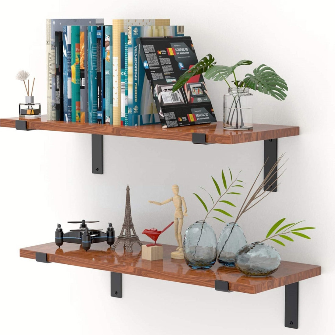 17 Stories Kozlov Steel Shelf Bracket | Wayfair