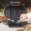 VonShef Round Waffle Maker