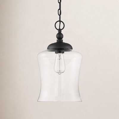 Pinedale Single Light Glass Dimmable Pendant