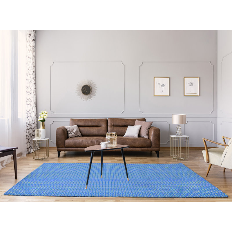 Chenille Geometric Indoor Rug, Rectangle 8' x 10'