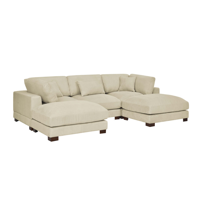 Axminster Sectional Sofa, Beige