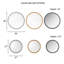 Miroir mural rond 36 po-1254114111