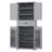 Bathroom Storage Cabinet With Multi-Functional Storage Space, Drawer With Slide Rails, Adjustable Shelf, Grey-1043564804