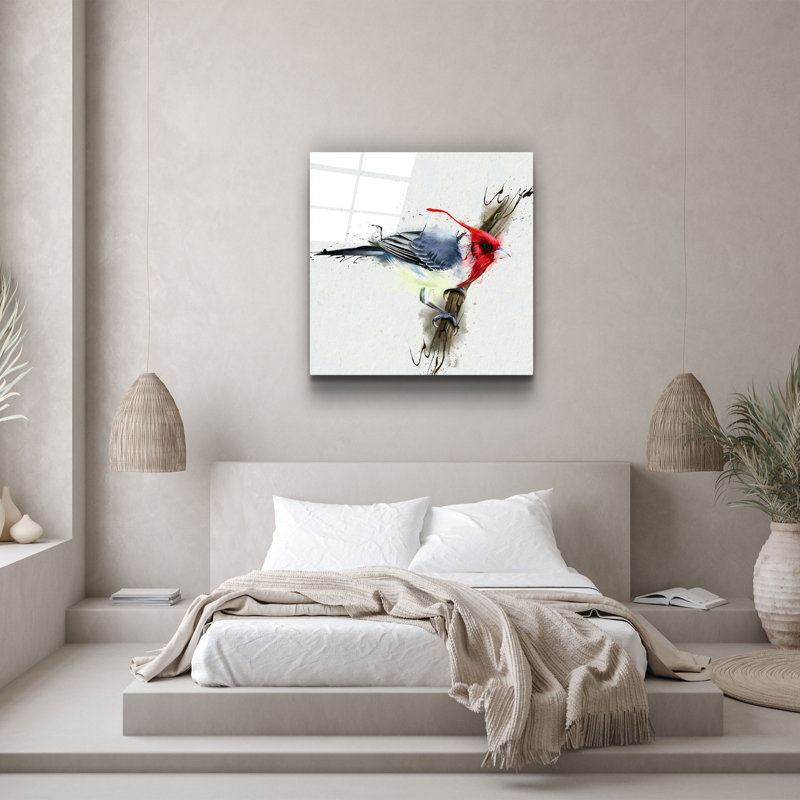 Stunning Decorative Tempered Glass Painting, 19.7 x 19.7 Inches | 100% Tempered Glass, Thickness: 0.16 Inches | UV Printing for Vibrant Colors | Perfect for Home Décor, Living Room or Office Wall Art