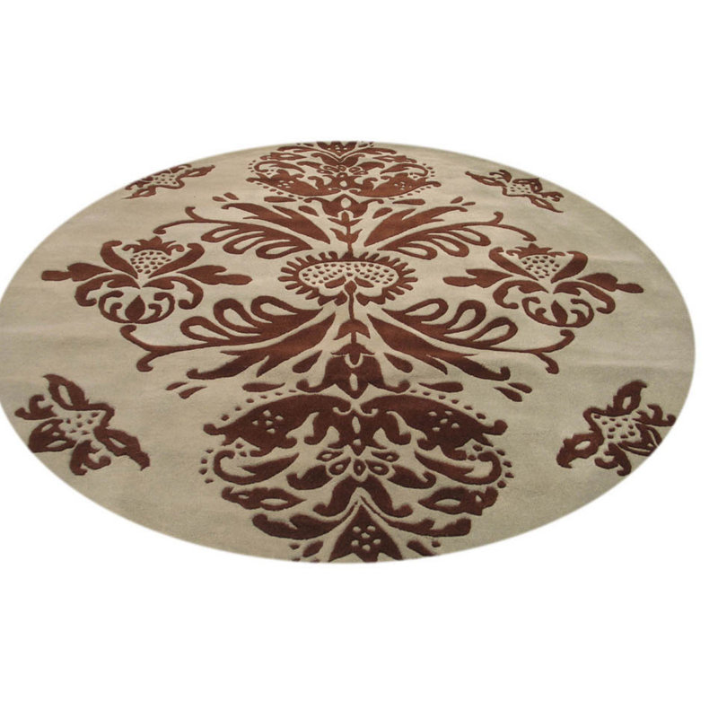 Hand Tufted Wool Floral Area Rug