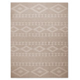 Romari Geometric Area Rug in Beige