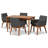 Thorpe 4 - Person Four Leg Base Dining Set-1541232658
