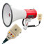5 Core Megaphone 50W Bull Horn Professional PA Speaker w 1200 Yards Range Loud Siren Voice Amp