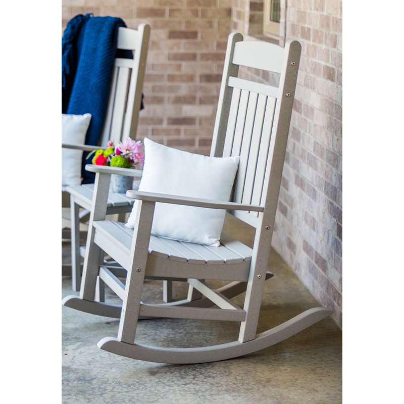 Chaise berçante classique Catelyn, Gris clair