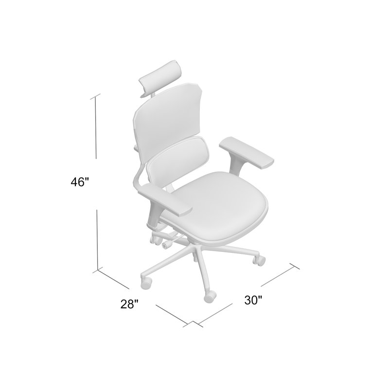 Eurotech Seating Ergohuman Executive Chair with Headrest