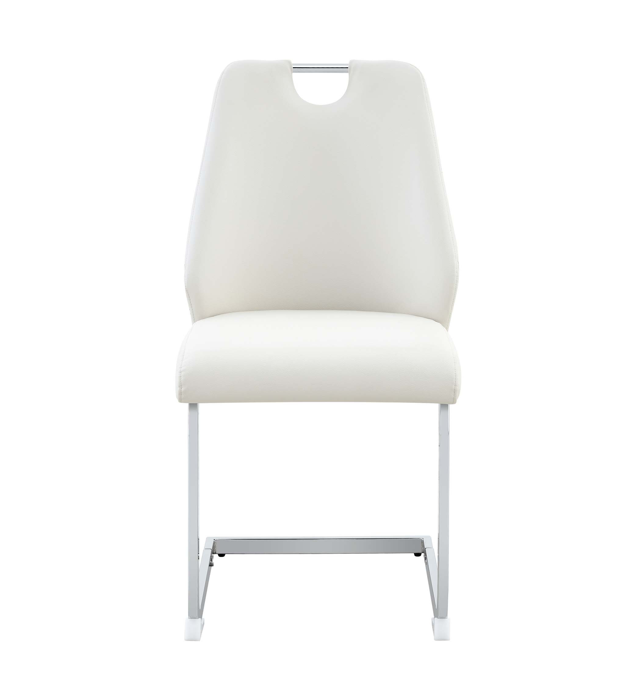 Red Barrel Studio Dining Chairs Set Of 2, Light Faux Leather Kitchen ...