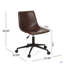 Fauteuil de bureau relevable et pivotant