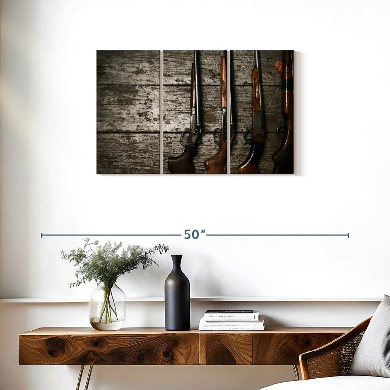 Senne Hunting Guns, 20" H x 33" W