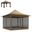 Adjustable Height Pop Up Tent,Canopy Tent With Mesh Netting,With Carry Bag,For Garden,Patio-125198931