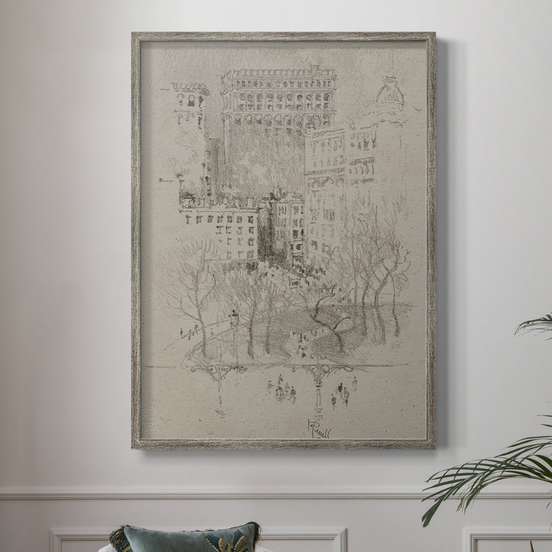 Reproduction encadrée rétro en bois massif Lxxxviii, H 15 po x l 12 po