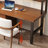 Walnut Rectangular Solid Wood Executive desk-1054619893
