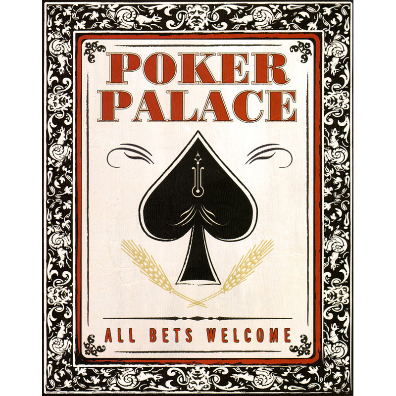 Poker Palace, H 24 po x l 19 po