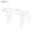 Large 60-Inch Console Table With Geometric Clean Lines Design, Stylish Entryway Table With Painted Finish And Adjustable Feet, Suitable For Living Room, Entryway, Hallway.-2126861825