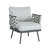Steel 4-Pieces Coversation Set-378745670