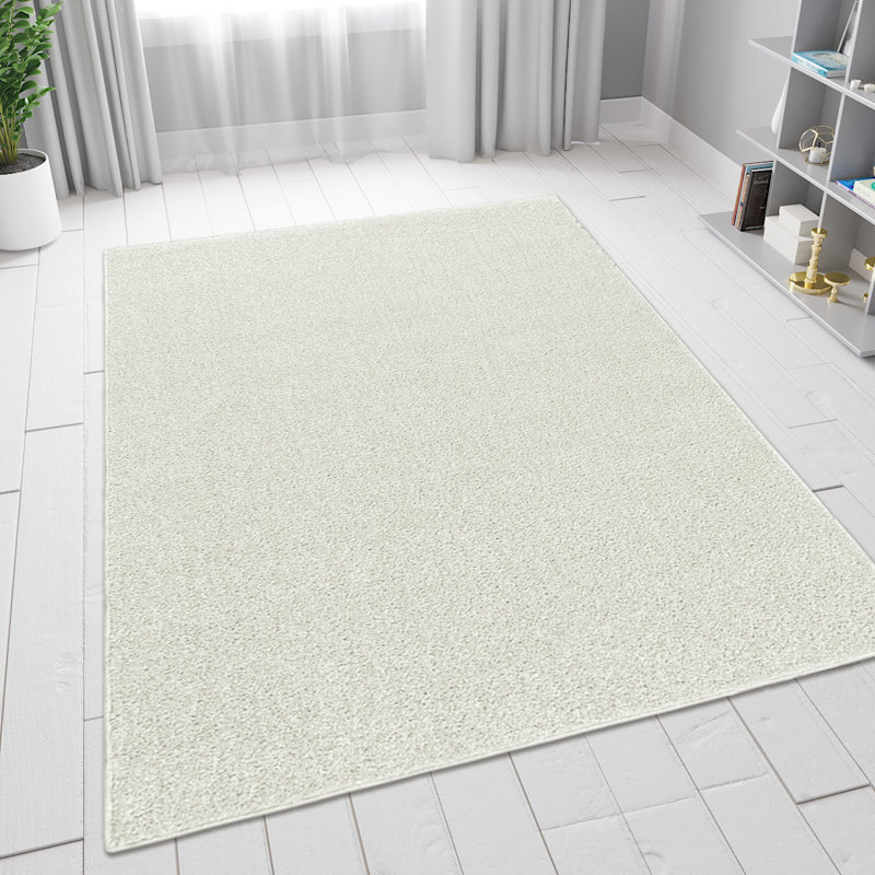 Krimmel Solid Colour Area Rug, Rectangle 80cm x 150cm