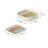 Glass Agate Ceramic Jute Leather Crystal Square Round 4 Piece Coaster Set with Holder Set-8522188