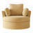 42.1" Wide Slipcovered Swivel Barrel Chair-1954448353