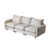 Tissu blanc est en rupture de stock