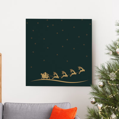 " Gold Flake Santa Sleigh II "