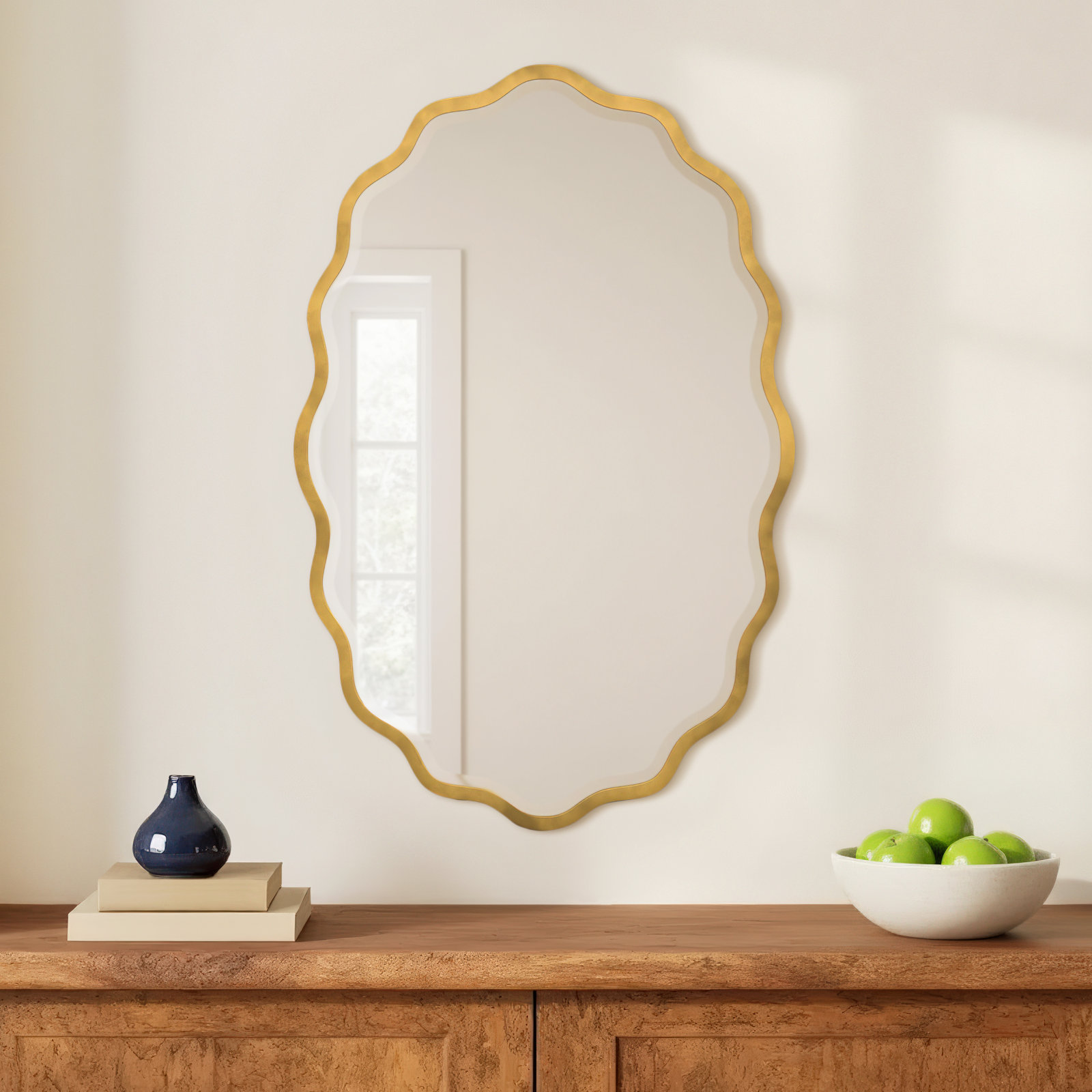 Meadowdale Serafina Wall Mirror, Gold