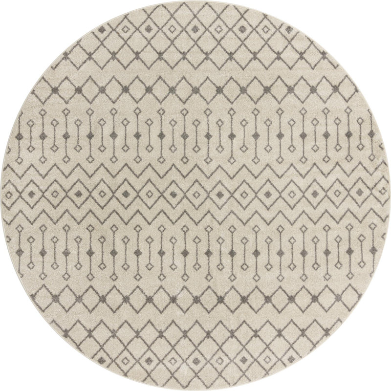 Tapis en polypropylène tissé à la machine Briehn, Rond 10 pi