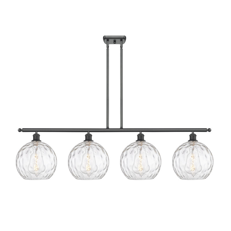 Cindi 4 - Light Kitchen Island Pendant, LED, Matte Black