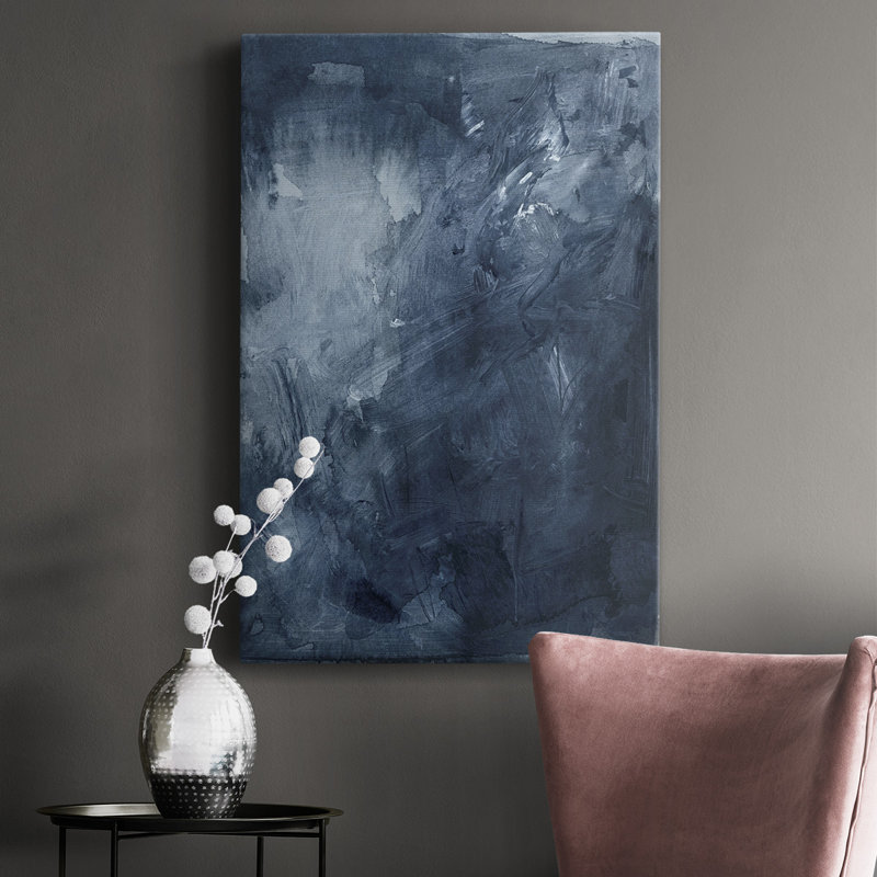 In Too Deep I - peinture sur toile tendue, H 60 po x l 40 po x P 1,5 po