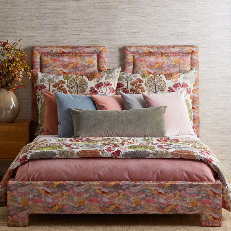 Arcadia Embroidered Throw Blanket